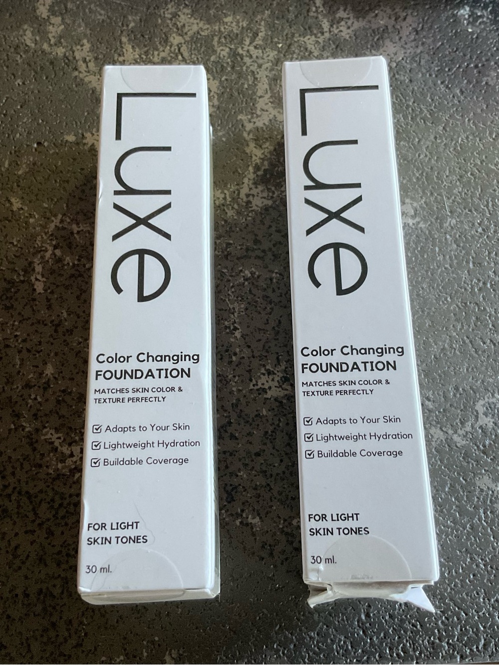 Luxe Color Changing Foundation - Light - Lot of 2